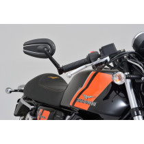 Rétroviseur homologué sur embout de guidon DAYTONA D-MIRROR6 - Tige longue 2