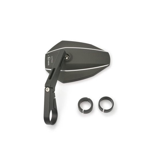 Rétroviseur homologué sur embout de guidon DAYTONA D-MIRROR7 - Tige longue