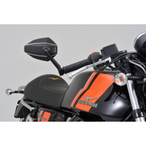 Rétroviseur homologué sur embout de guidon DAYTONA D-MIRROR7 - Tige longue 2