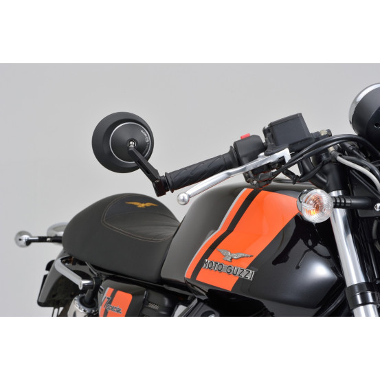 Rétroviseur rond homologué sur embout de guidon DAYTONA D-MIRROR8