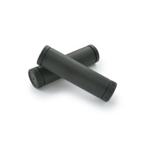 Paire de poignées caoutchouc moto DAYTONA KAWA noires - 25,4mm - 1 inch