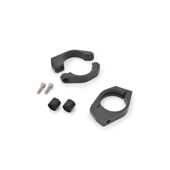 Paire de supports de clignotants M8 - Diamètre fourche 43mm