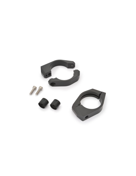 Paire de supports de clignotants M8 - Diamètre fourche 43mm