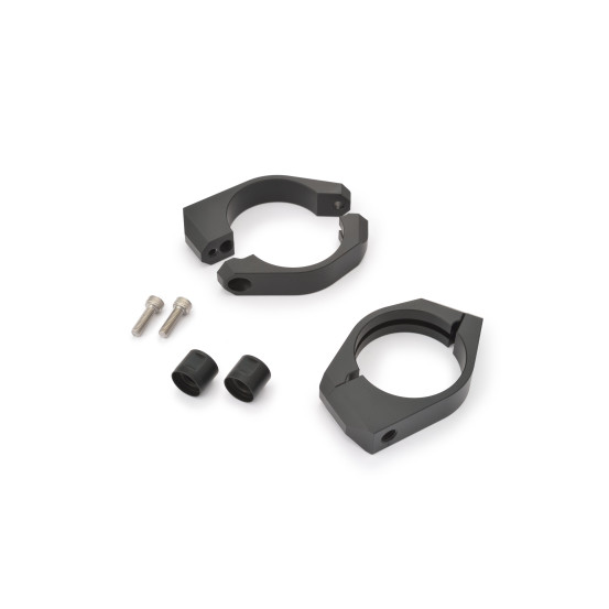 Paire de supports de clignotants M8 - Diamètre fourche 49mm