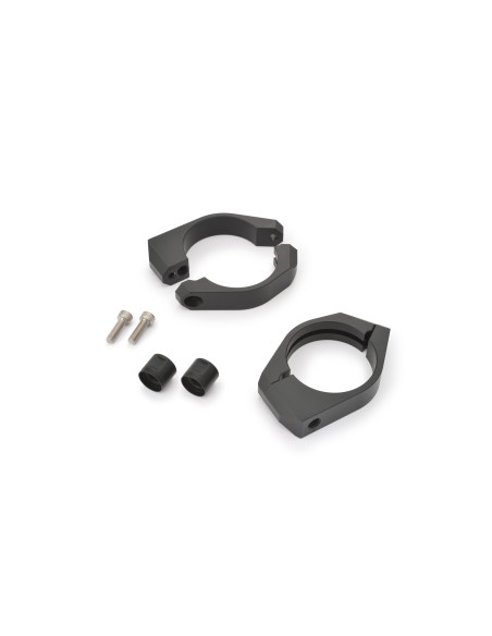 Paire de supports de clignotants M8 - Diamètre fourche 49mm