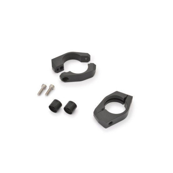 Paire de supports de clignotants M8 - Diamètre fourche 53mm