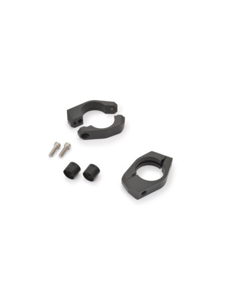 Paire de supports de clignotants M8 - Diamètre fourche 53mm