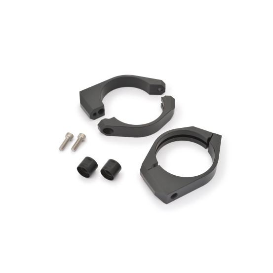 Paire de supports de clignotants M8 - Diamètre fourche 59mm