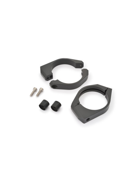 Paire de supports de clignotants M8 - Diamètre fourche 59mm
