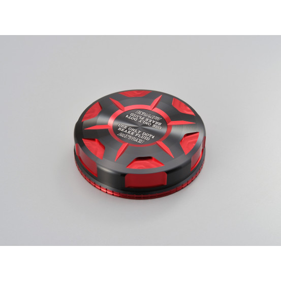 Couvercle de maitre cylindre de frein Nissin 59mm - CNC rouge DAYTONA TKM