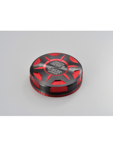 Couvercle de maitre cylindre de frein Nissin 59mm - CNC rouge DAYTONA TKM