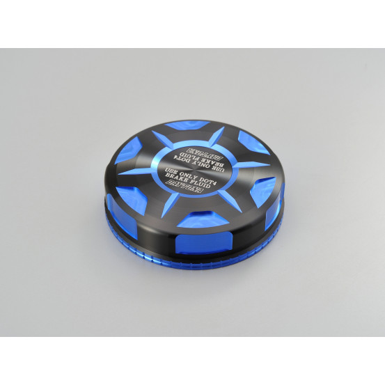 Couvercle de maitre cylindre de frein Nissin 59mm - CNC bleu DAYTONA TKM