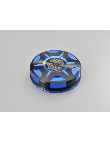 Couvercle de maitre cylindre de frein Nissin 59mm - CNC bleu DAYTONA TKM