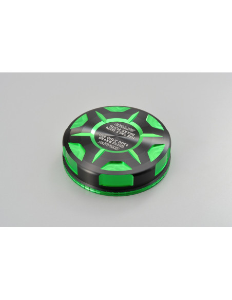 Couvercle de maitre cylindre de frein Nissin 59mm - CNC vert DAYTONA TKM