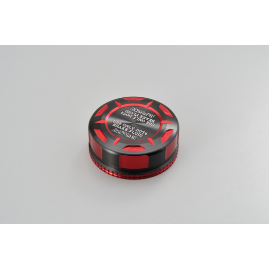 Couvercle de maitre cylindre de frein Nissin 42mm - CNC rouge DAYTONA TKM