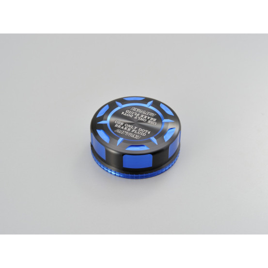Couvercle de maitre cylindre de frein Nissin 42mm - CNC bleu DAYTONA TKM