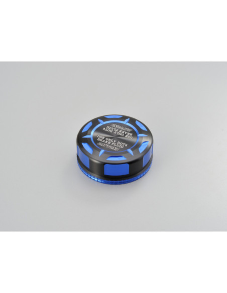 Couvercle de maitre cylindre de frein Nissin 42mm - CNC bleu DAYTONA TKM