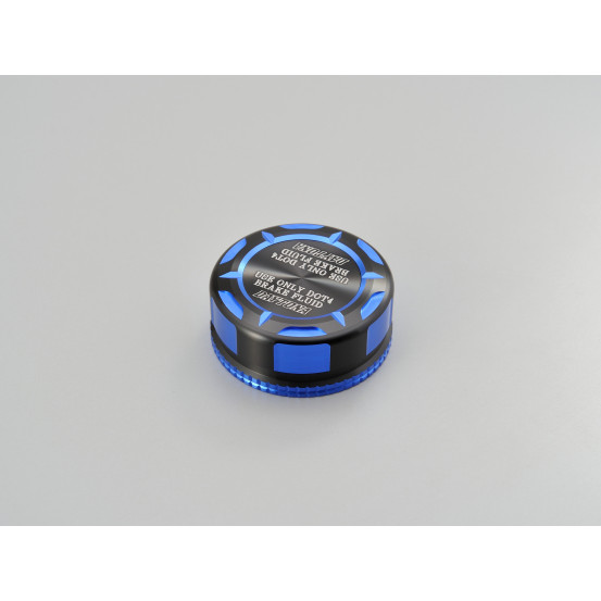 Couvercle de maitre cylindre de frein Nissin 38mm - CNC bleu DAYTONA TKM