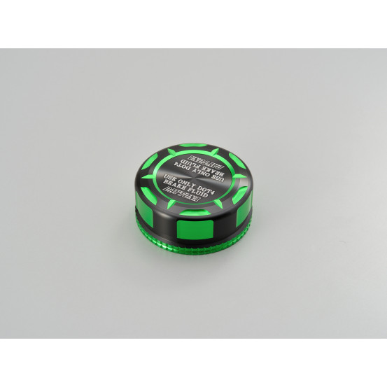 Couvercle de maitre cylindre de frein Nissin 38mm - CNC vert DAYTONA TKM