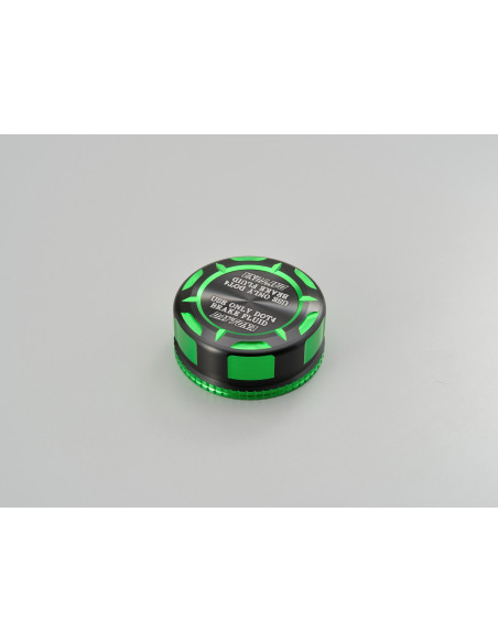 Couvercle de maitre cylindre de frein Nissin 38mm - CNC vert DAYTONA TKM