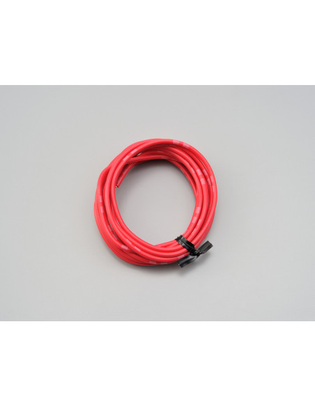 Fil électrique rouge 2m DAYTONA - AWG18 AVS0.75