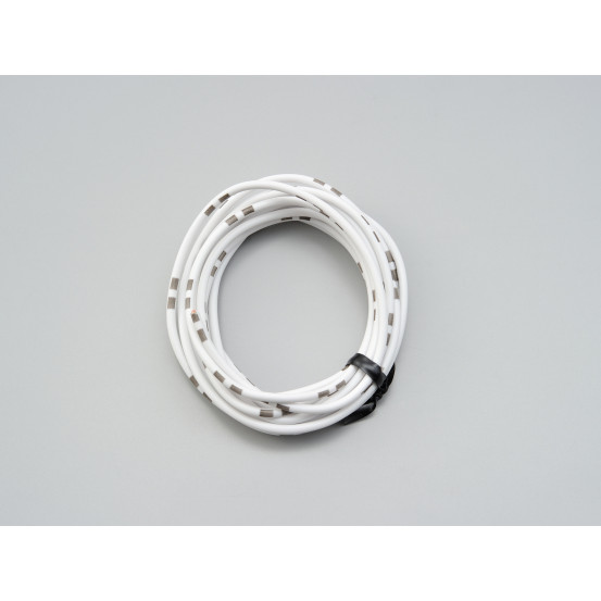 Fil électrique blanc 2m DAYTONA - AWG18 AVS0.75