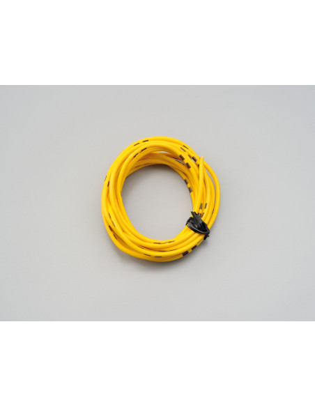 Fil électrique jaune 2m DAYTONA - AWG18 AVS0.75