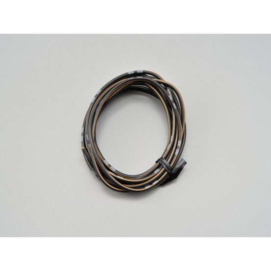 Fil électrique noir et marron 2m DAYTONA - AWG18 AVS0.75