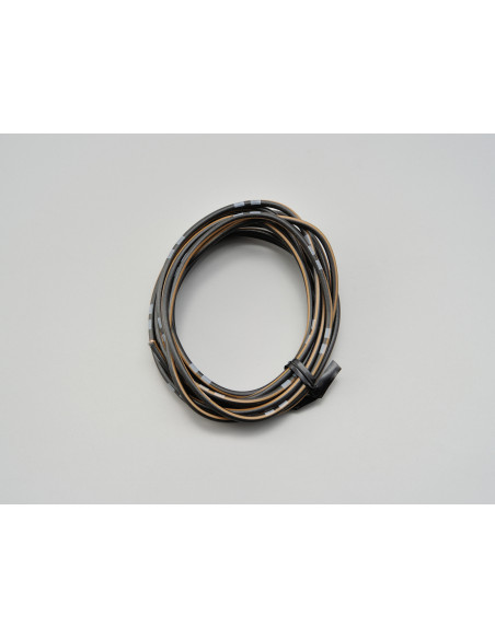 Fil électrique noir et marron 2m DAYTONA - AWG18 AVS0.75
