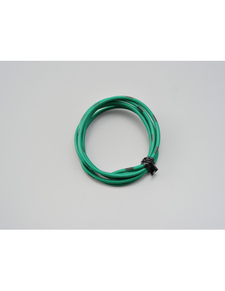 Fil électrique vert 1m DAYTONA - AWG14 AVS2.0