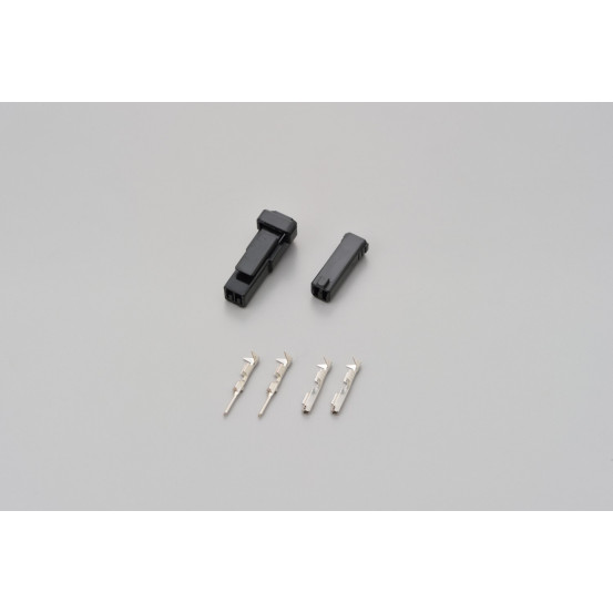 Connectique noire 2 broches pour clignotants DAYTONA - SUZUKI