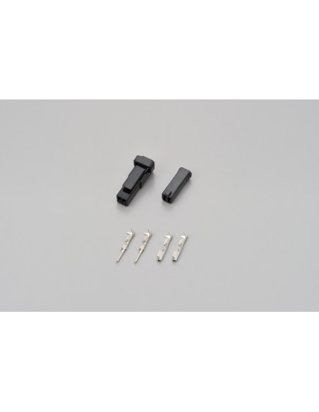 Connectique noire 2 broches pour clignotants DAYTONA - SUZUKI