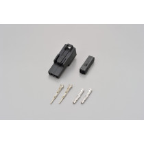 Connectique noire 2 broches pour clignotants DAYTONA - KAWASAKI