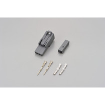 Connectique grise 2 broches pour clignotants DAYTONA - KAWASAKI