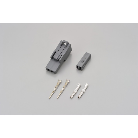 Connectique grise 2 broches pour clignotants DAYTONA - KAWASAKI
