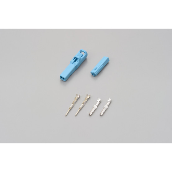 Connectique bleue 2 broches pour clignotants DAYTONA - Type 050 - HONDA
