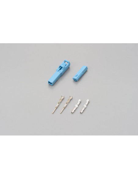 Connectique bleue 2 broches pour clignotants DAYTONA - Type 050 - HONDA