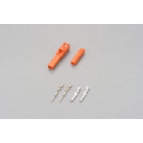 Connectique orange 2 broches pour clignotants DAYTONA - Type 050 - HONDA