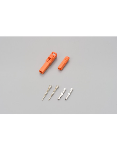 Connectique orange 2 broches pour clignotants DAYTONA - Type 050 - HONDA