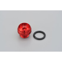 Bouchon de carter remplissage huile pré-percé M20xP2.5 DAYTONA BULLET - Aluminium CNC rouge