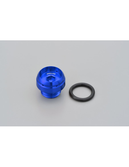 Bouchon de carter remplissage huile pré-percé M20xP2.5 DAYTONA BULLET - Aluminium CNC bleu