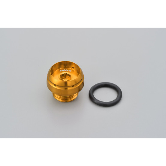 Bouchon de carter remplissage huile pré-percé M20xP2.5 DAYTONA BULLET - Aluminium CNC or