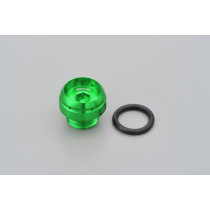 Bouchon de carter remplissage huile pré-percé M20xP2.5 DAYTONA BULLET - Aluminium CNC vert