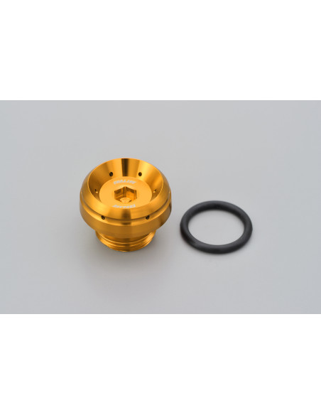 Bouchon de carter remplissage huile pré-percé M24xP3.0 DAYTONA BULLET - Aluminium CNC or