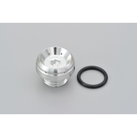 Bouchon de carter remplissage huile pré-percé M24xP3.0 DAYTONA BULLET - Aluminium CNC argent