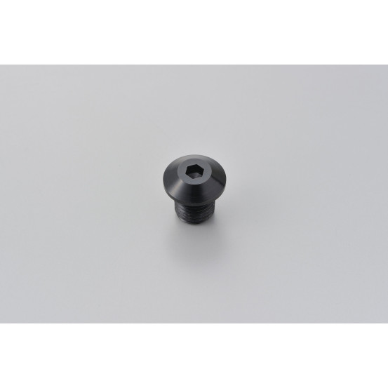 Vis bouchon obturateur de support de rétroviseur origine M10-P1.25 - Pas à droite - Noir