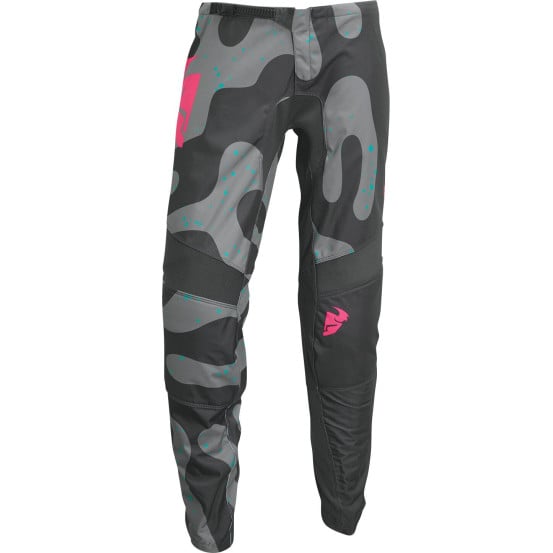 Pantalon cross femme Thor 2023 Sector Disguise - Gris Rose Fluo