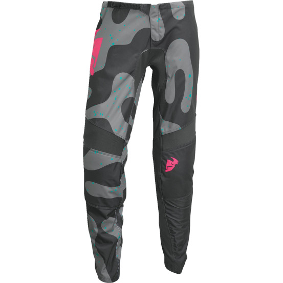 Pantalon cross femme Thor 2023 Sector Disguise - Gris Rose Fluo