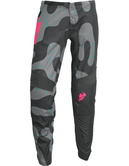 Pantalon cross femme Thor 2023 Sector Disguise - Gris Rose Fluo