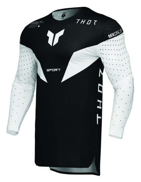 Maillot cross Thor 2025 Sportmode Strike - Noir